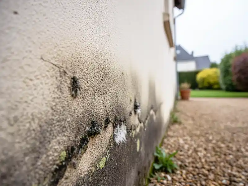 Traces humidités murs extérieurs 41 - Girault Ravalement