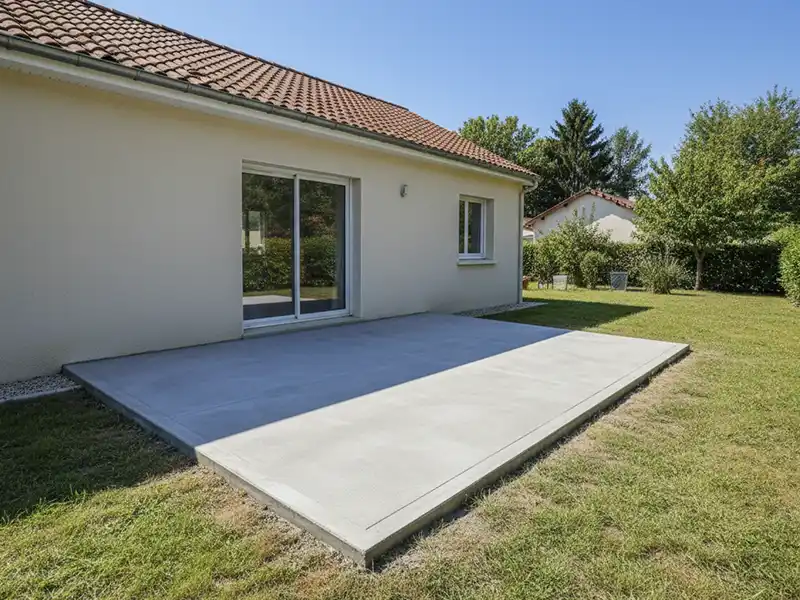Création terrasse béton - Girault Ravalement